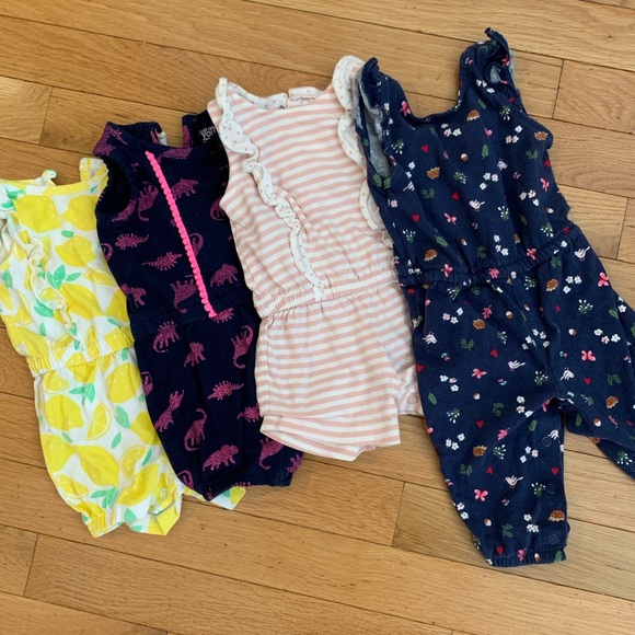 Carter's Other - Lot 4 Carter’s rompers sz. 3 months